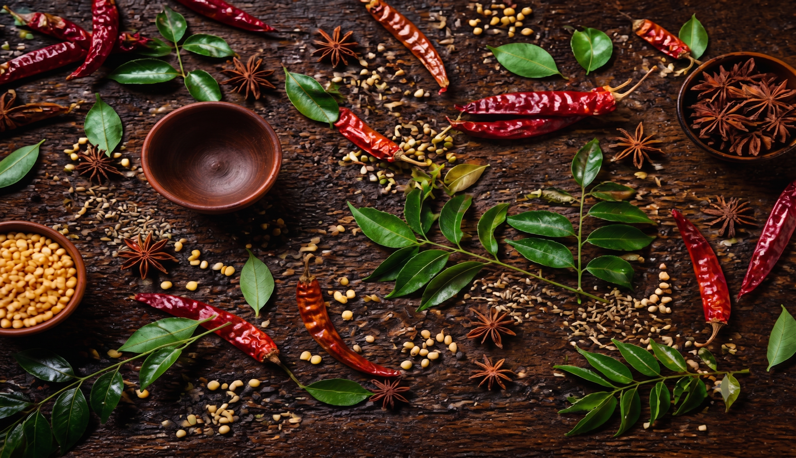 Traditional South Indian spices